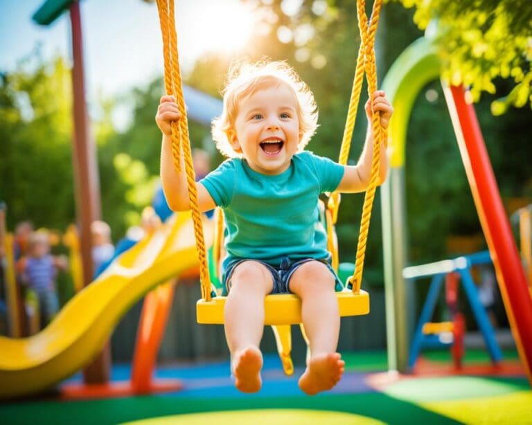 Playgrounds no Jardim: Diversão Segura para Crianças