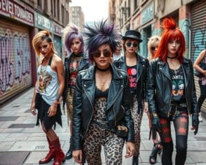 A influência do punk na moda contemporânea