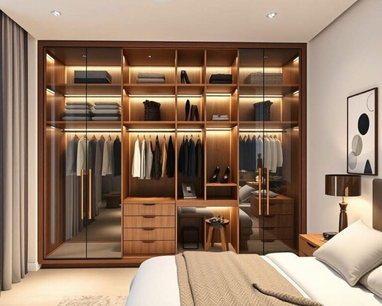 Guarda-roupas embutidos: Estilo e funcionalidade