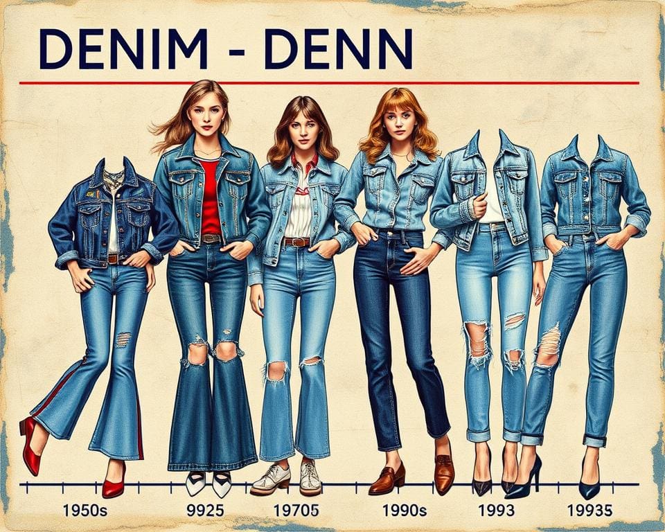 evolução da moda denim