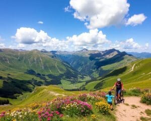 As montanhas dos Pirineus para férias ativas