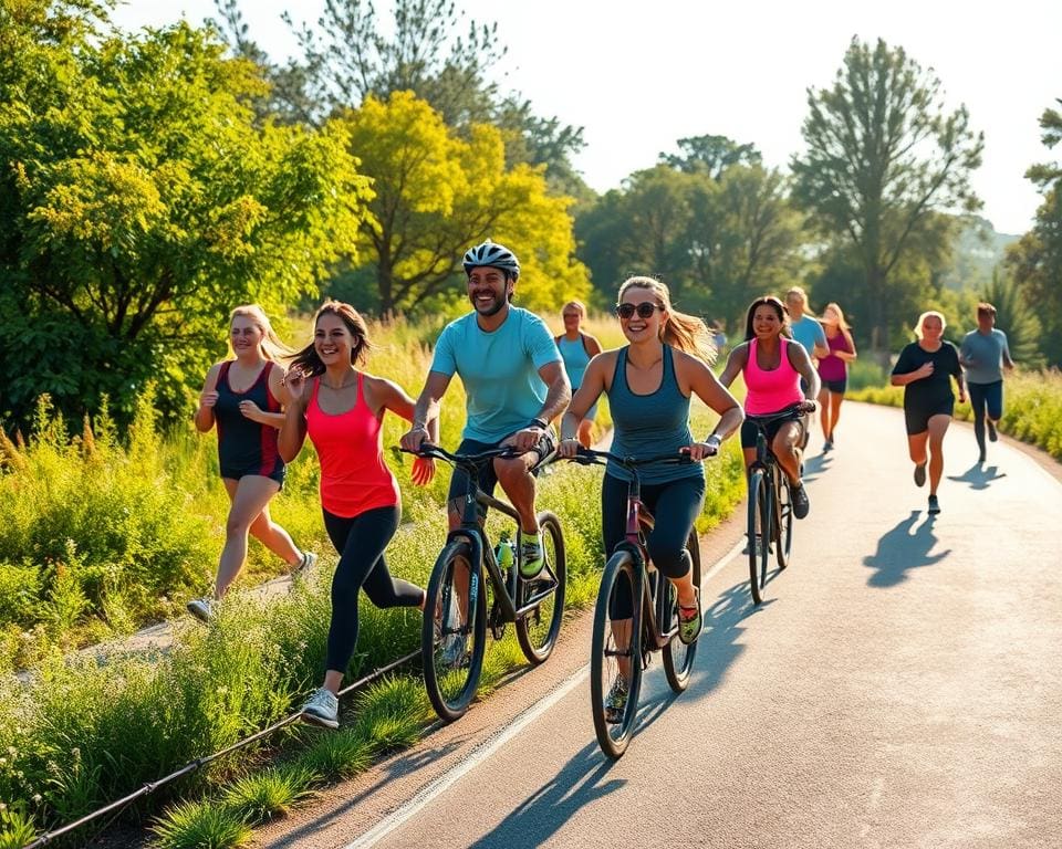 Como manter a motivação para exercícios ao ar livre