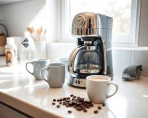 Mantenha sua cafeteira limpa e pronta para o próximo café