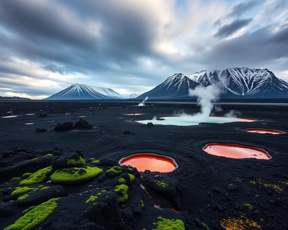 Paisagens vulcânicas para explorar na Islândia