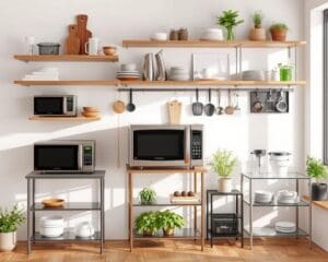 A escolha certa de suportes para micro-ondas