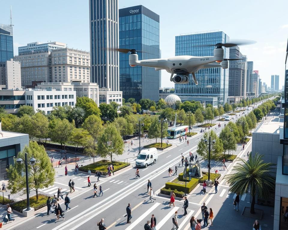 Benefícios dos drones na logística urbana