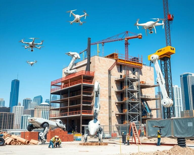 Como a robótica auxilia na construção civil?