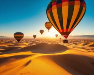 Passeios de balão sobre o deserto do Saara: Uma vista épica
