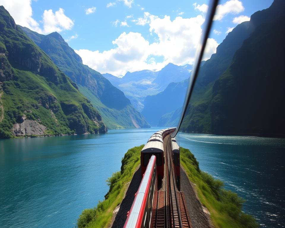 Passeios de trem panorâmicos pelos fiordes noruegueses