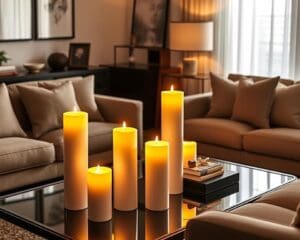 Velas de LED: Elegância sem riscos para o lar