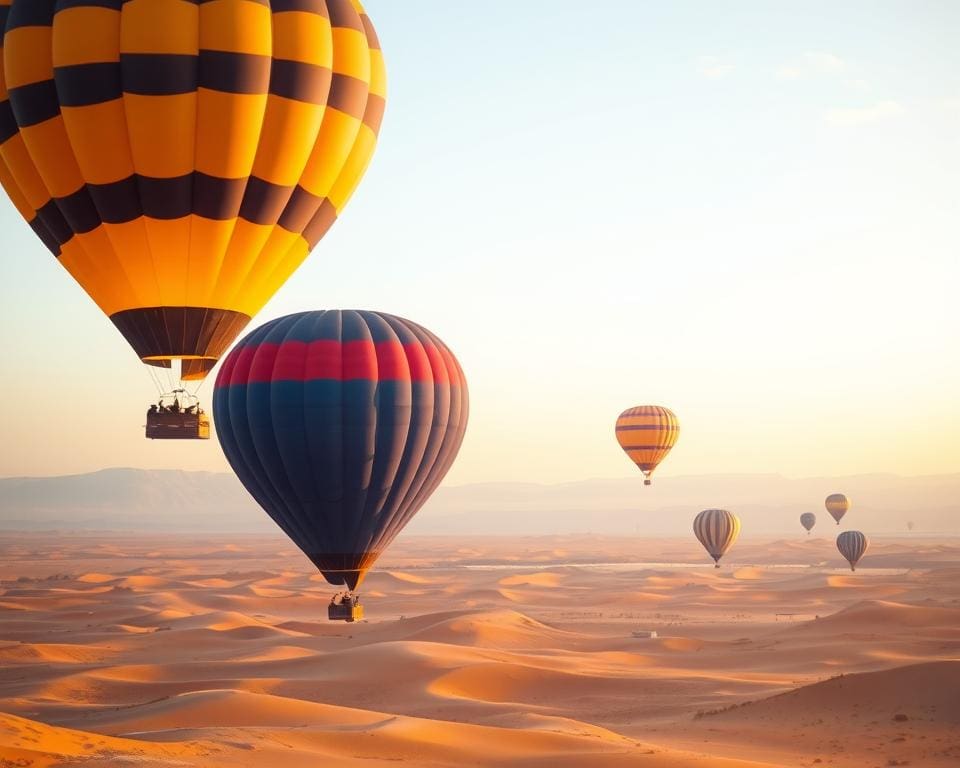 balonismo no deserto do Saara