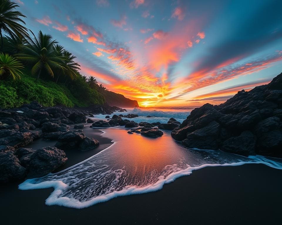 praias de areia preta