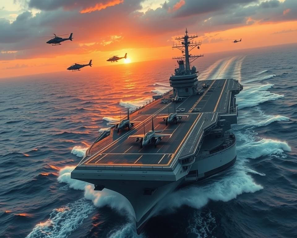 A importância dos porta-aviões na marinha moderna