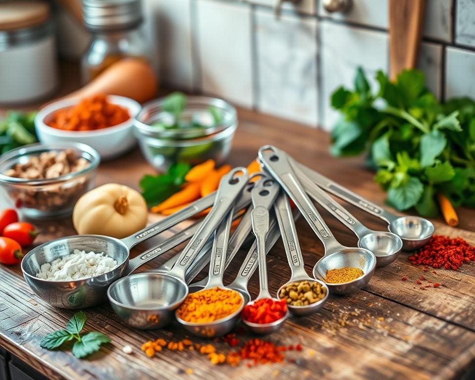 Aposte em colheres de medidas para receitas perfeitas