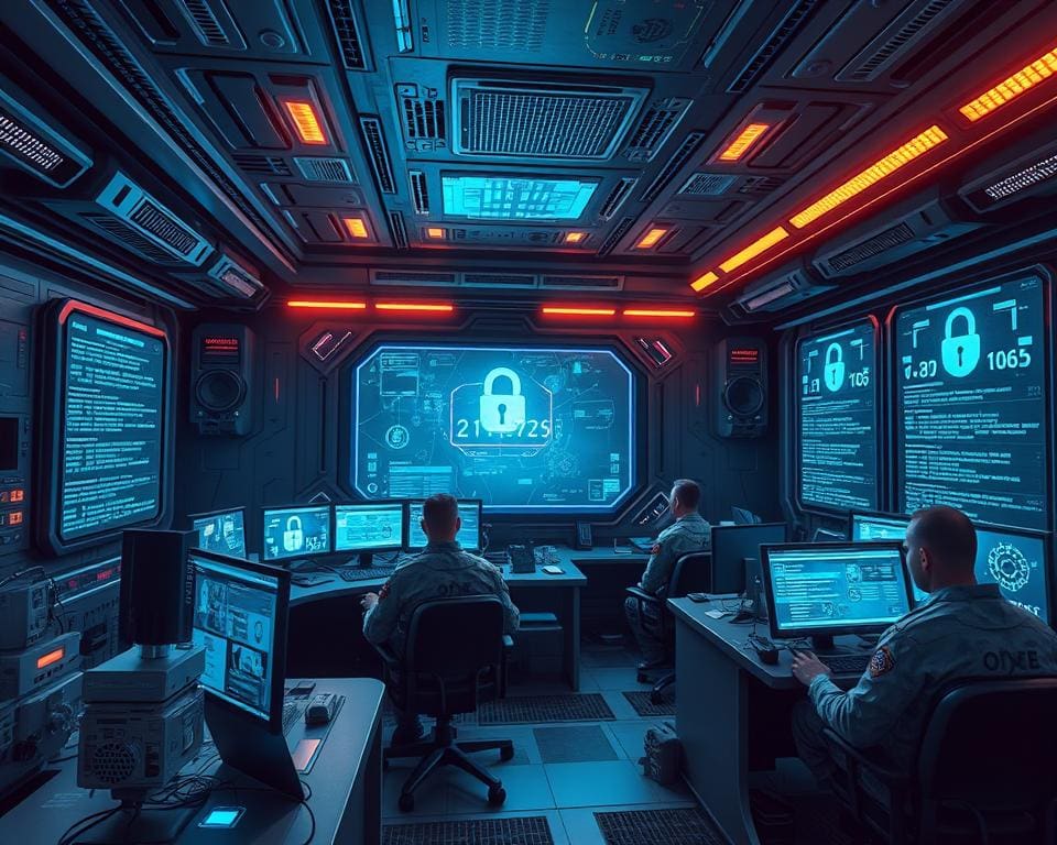 Criptografia em comunicações militares: dados protegidos