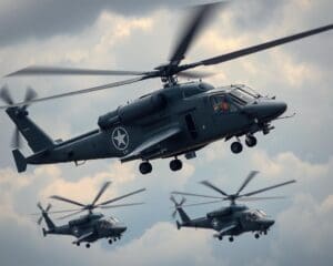 Helicópteros militares: agilidade no combate aéreo