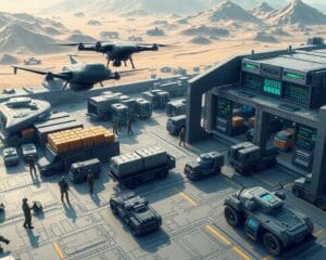Logística militar com inteligência artificial