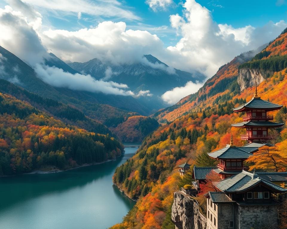 Montanhas deslumbrantes para explorar no Japão