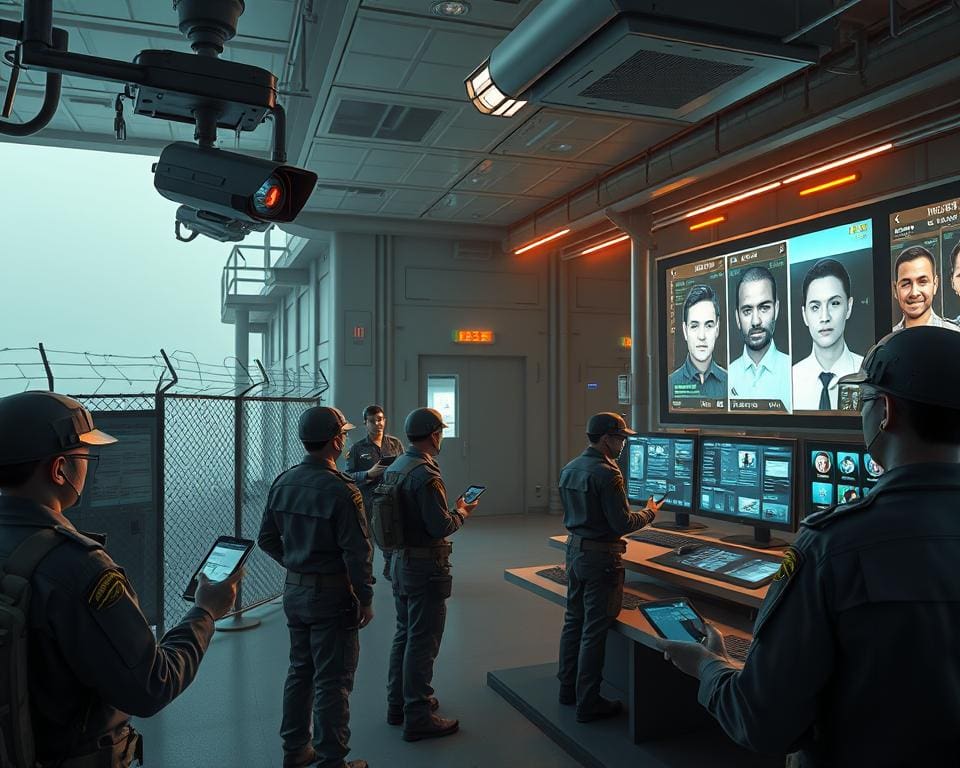 Reconhecimento facial em bases militares