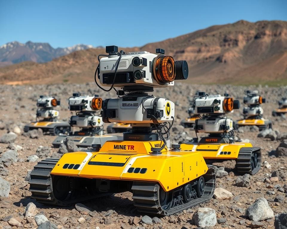 Robôs desativadores de minas: segurança em primeiro lugar