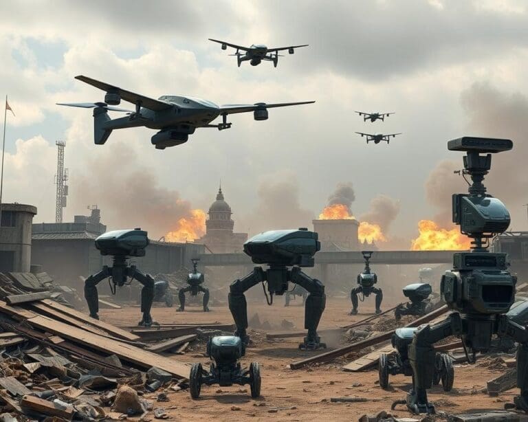 Robótica militar: máquinas inteligentes no front