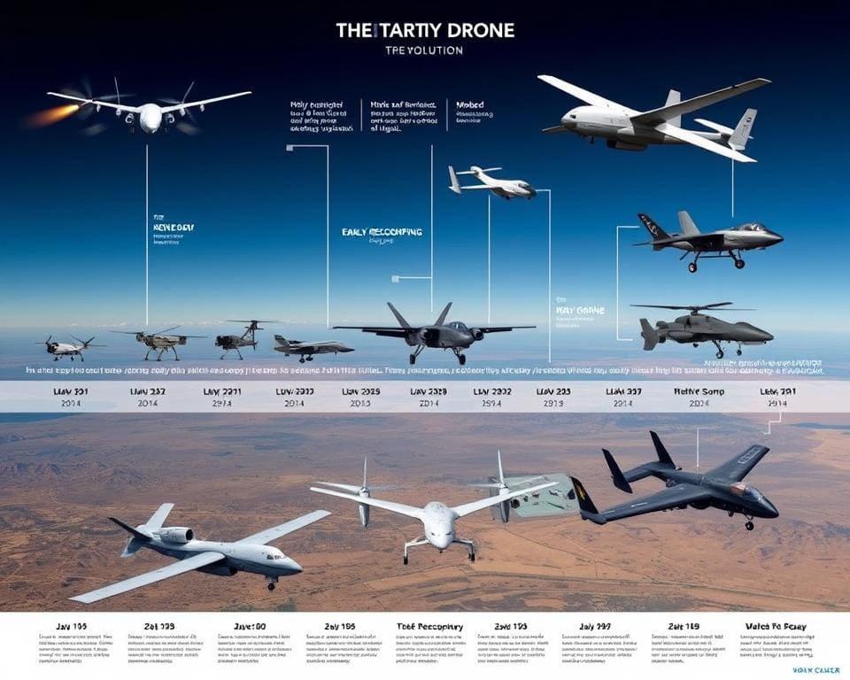 evolução dos drones