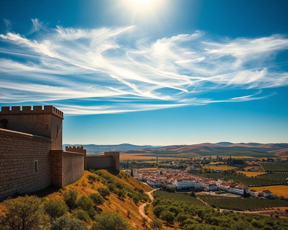 Muralhas e horizontes alentejanos