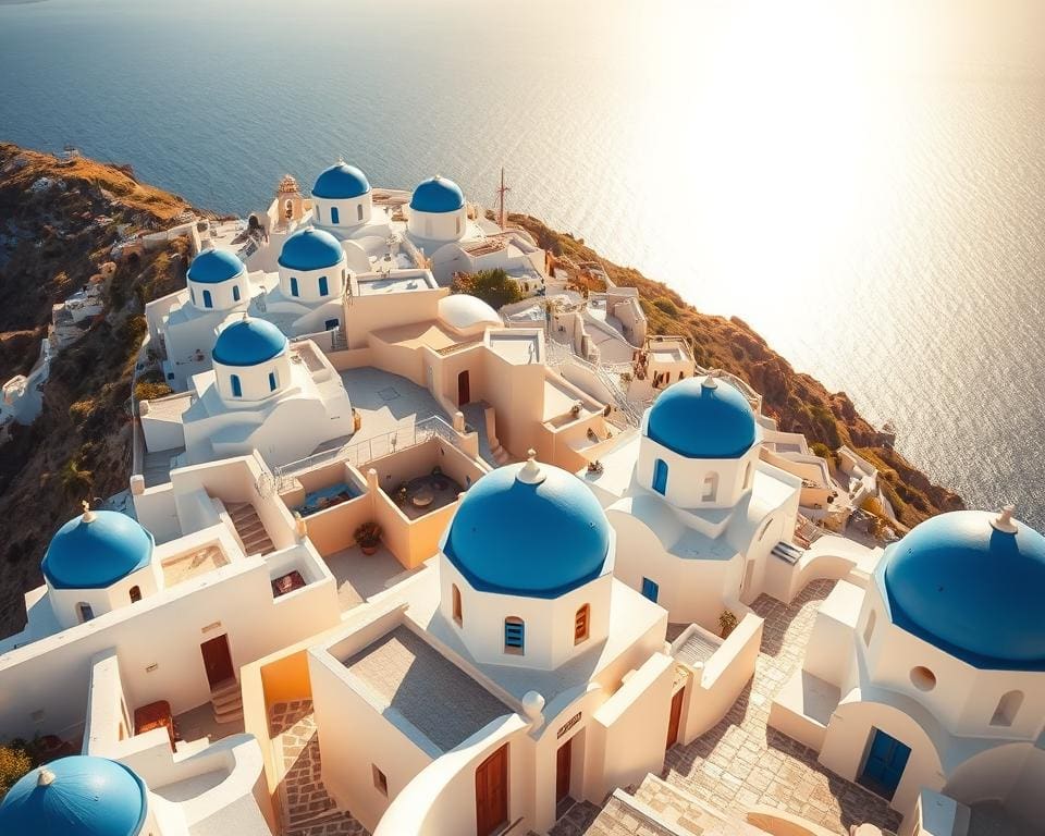 Oia – Cúpulas azuis e pores do sol inesquecíveis 🇬🇷