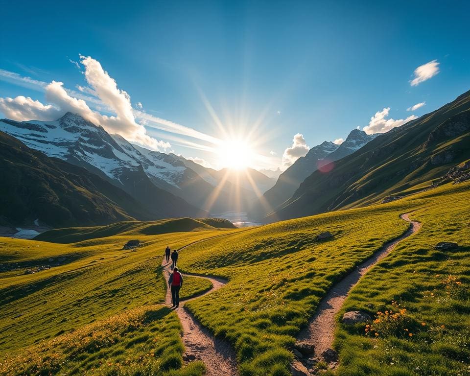 Wengen trilhas e caminhadas