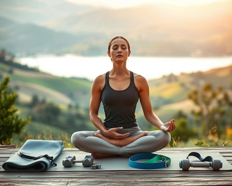 meditação e desporto combinam