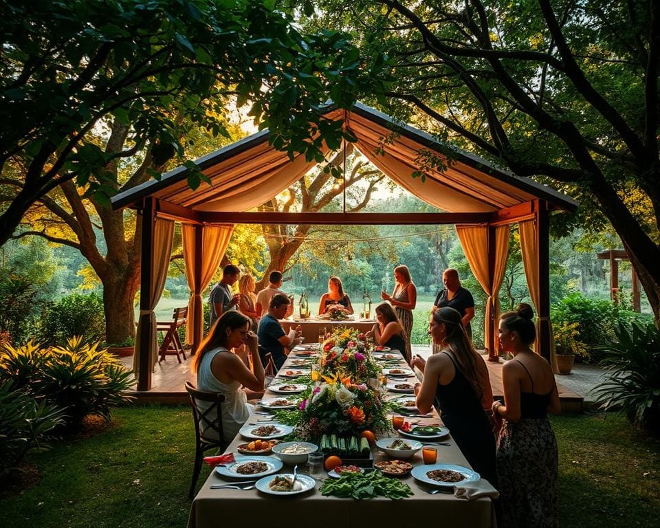 retiros com catering