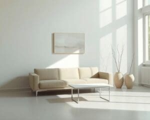 Decoração minimalista: menos é mais