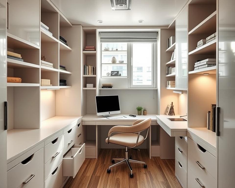 Espaços pequenos: soluções inteligentes de armazenamento