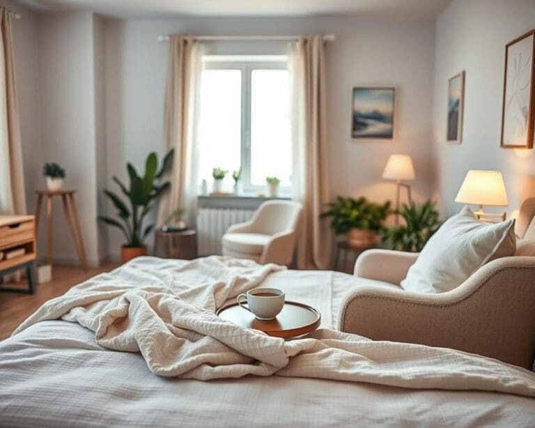 Como criar um quarto confortável e relaxante?