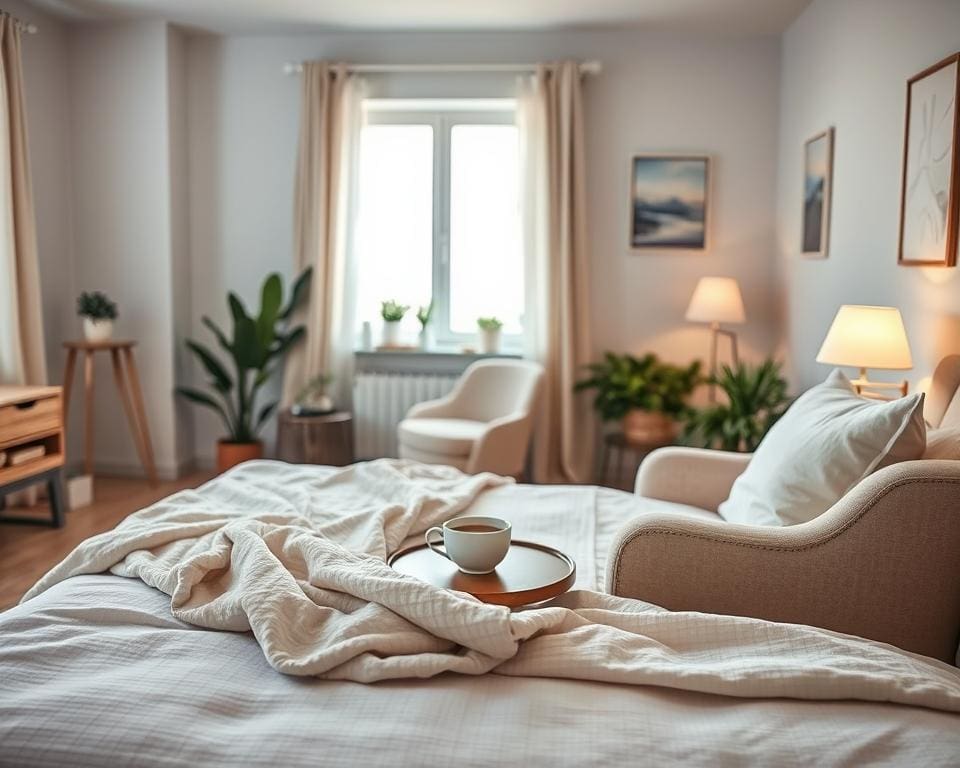 Como criar um quarto confortável e relaxante?