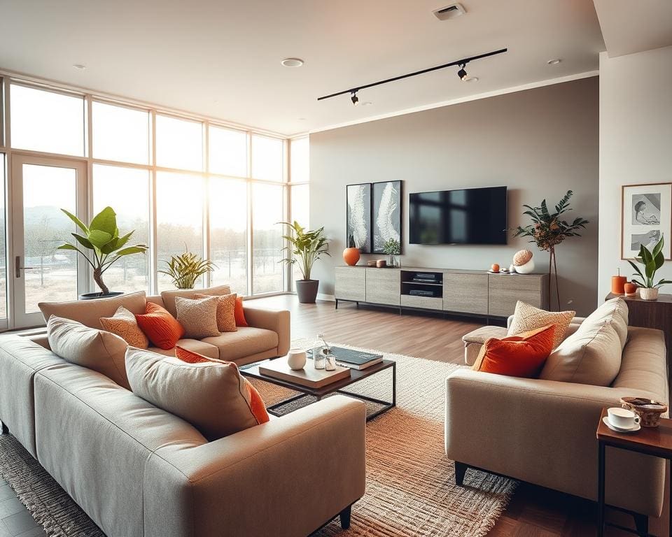 Como decorar uma sala moderna e acolhedora?