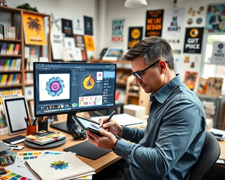 Como trabalha um designer gráfico profissional?