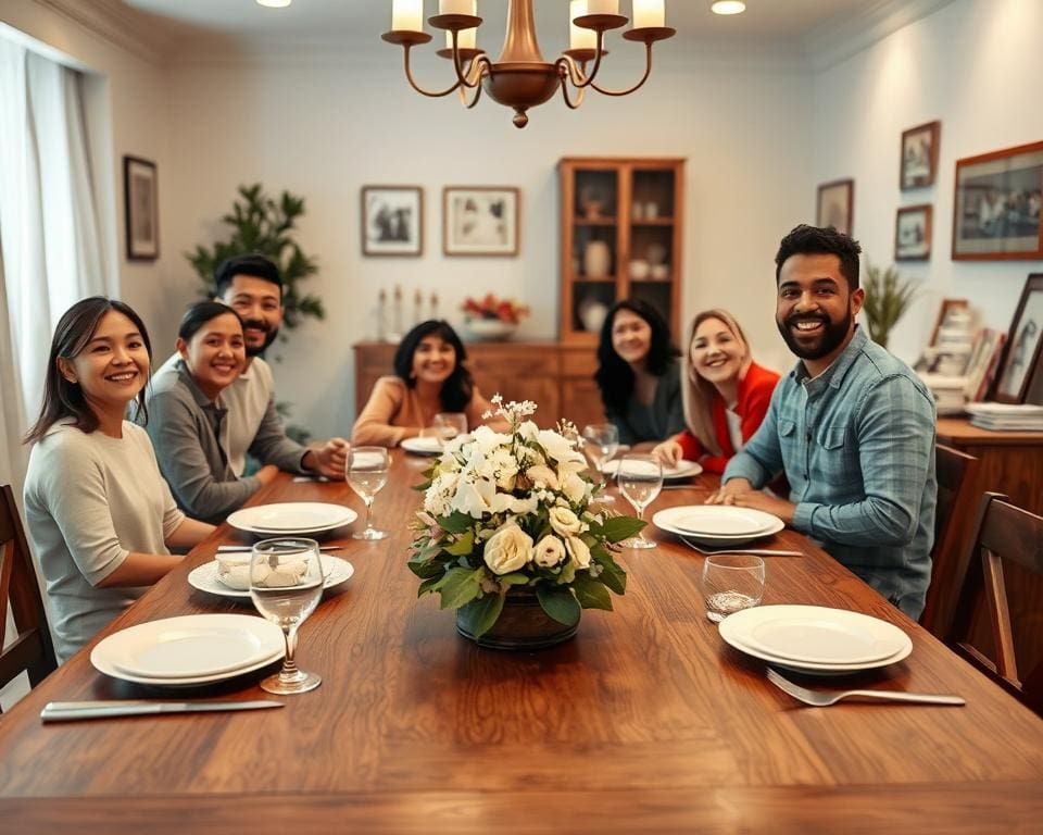 Quais mesas de jantar são ideais para famílias?