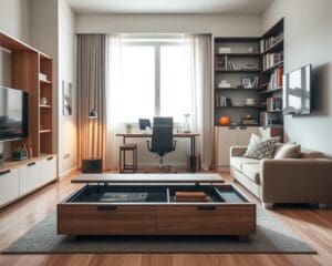 Como móveis funcionais valorizam espaços pequenos?