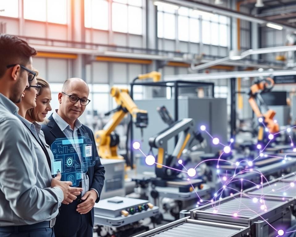 Como o IoT industrial conecta máquinas e dados?