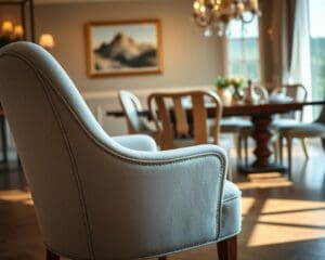 Qual cadeira de jantar é mais confortável?