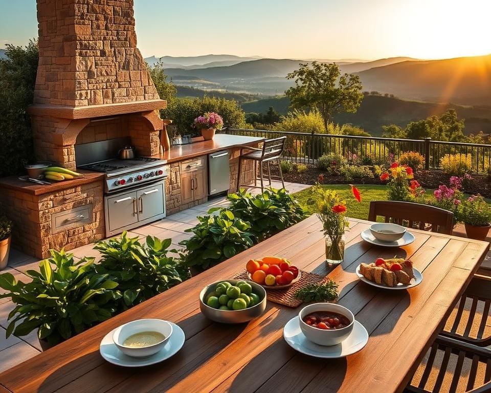 Como criar um espaço gourmet ao ar livre?