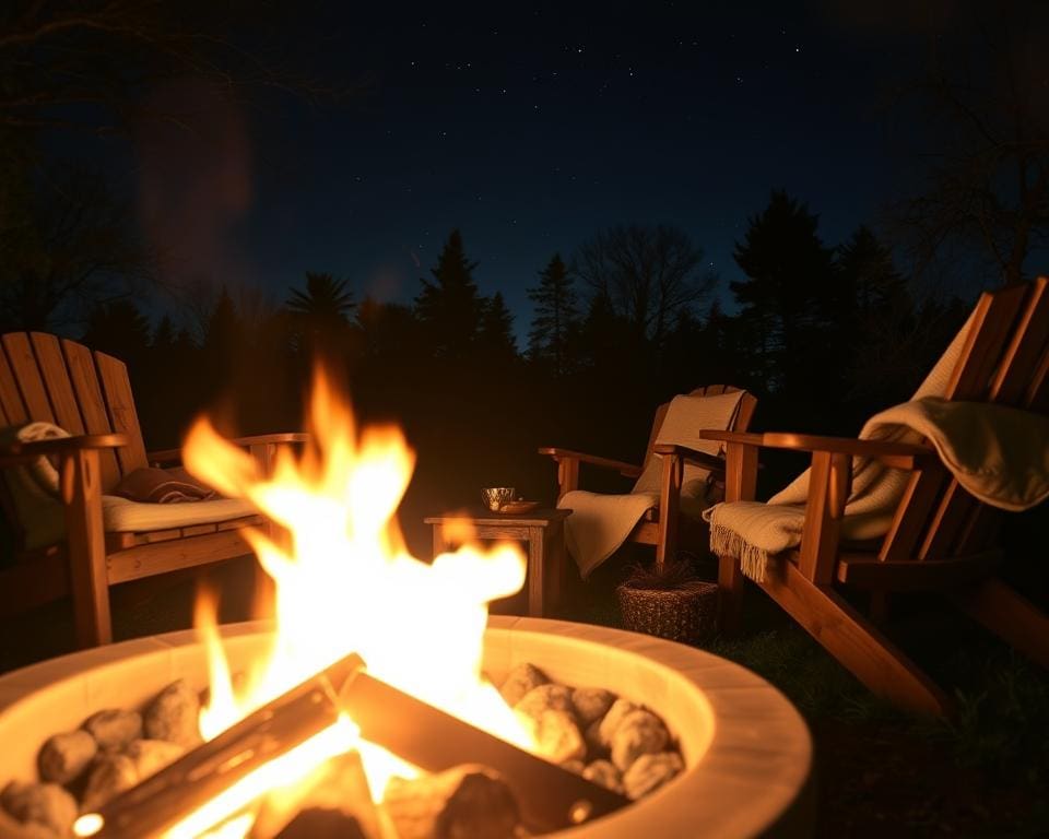 Por que um fire pit é ideal para noites ao ar livre?