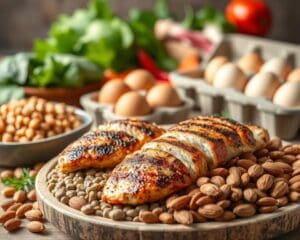 Quais alimentos são ricos em proteína?