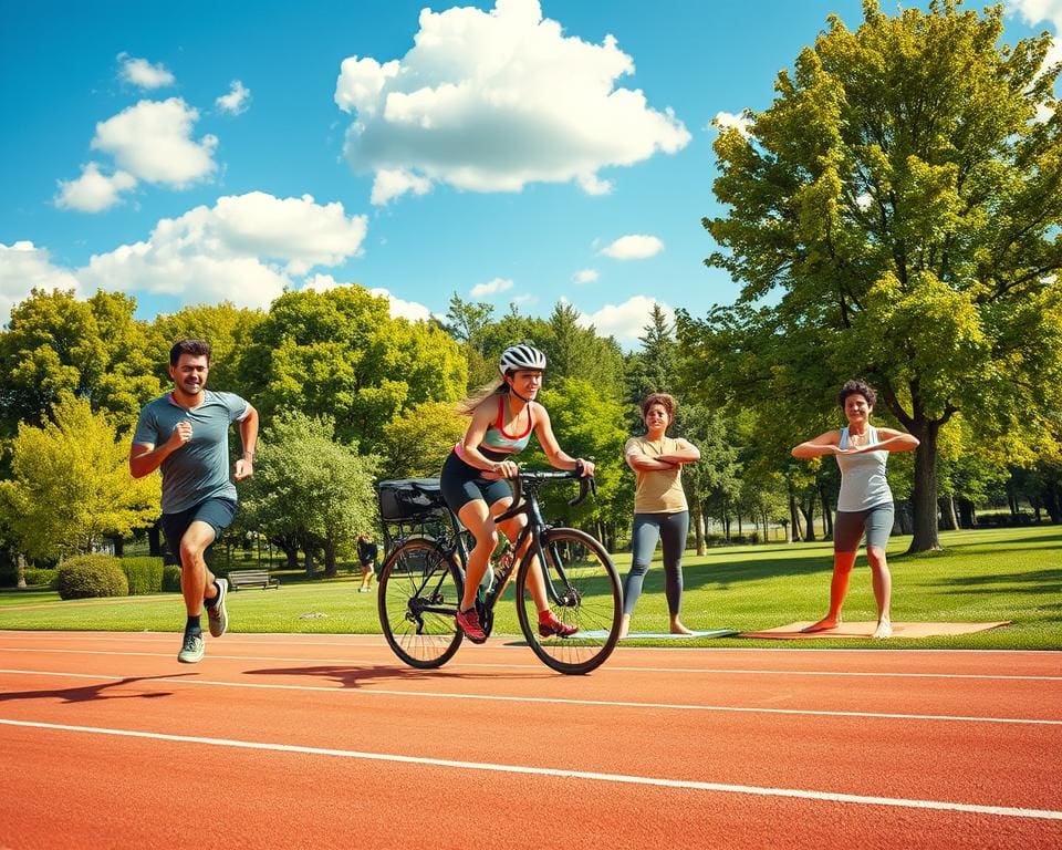 Quais esportes ajudam a manter a forma?